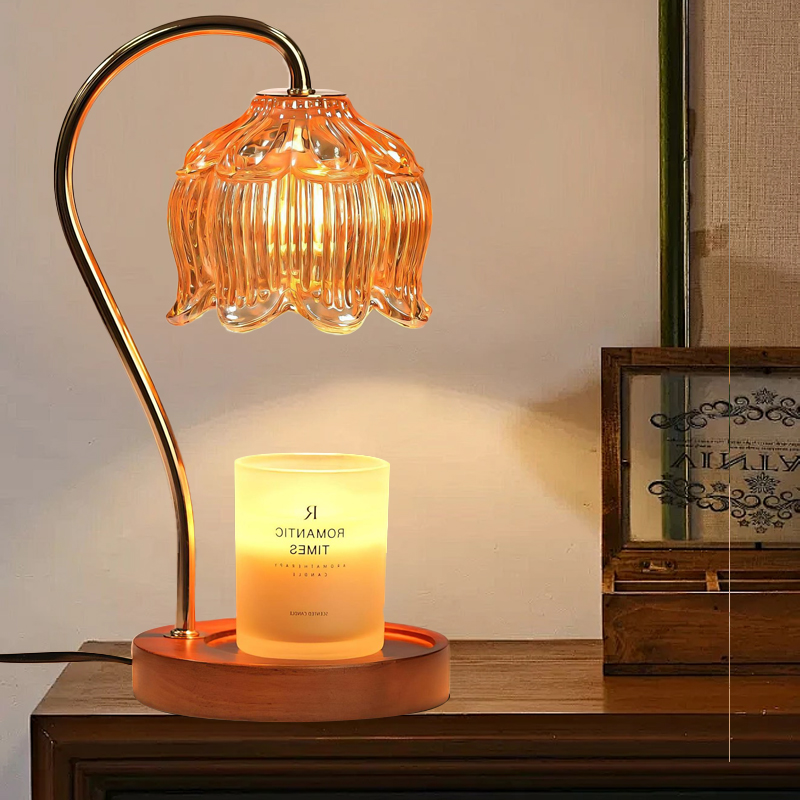 Silk Candle - Kaarswarmerlamp met timer dimbaar: verjaardagscadeaus voor