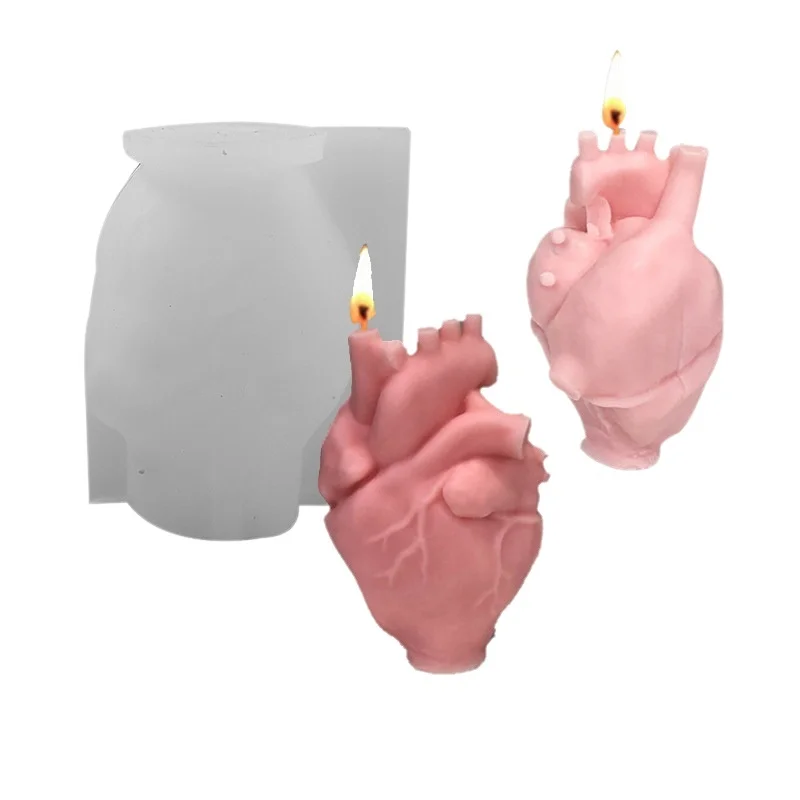 Candle Making Kit - DIY Menselijk Hart Siliconen Kaars Mallen