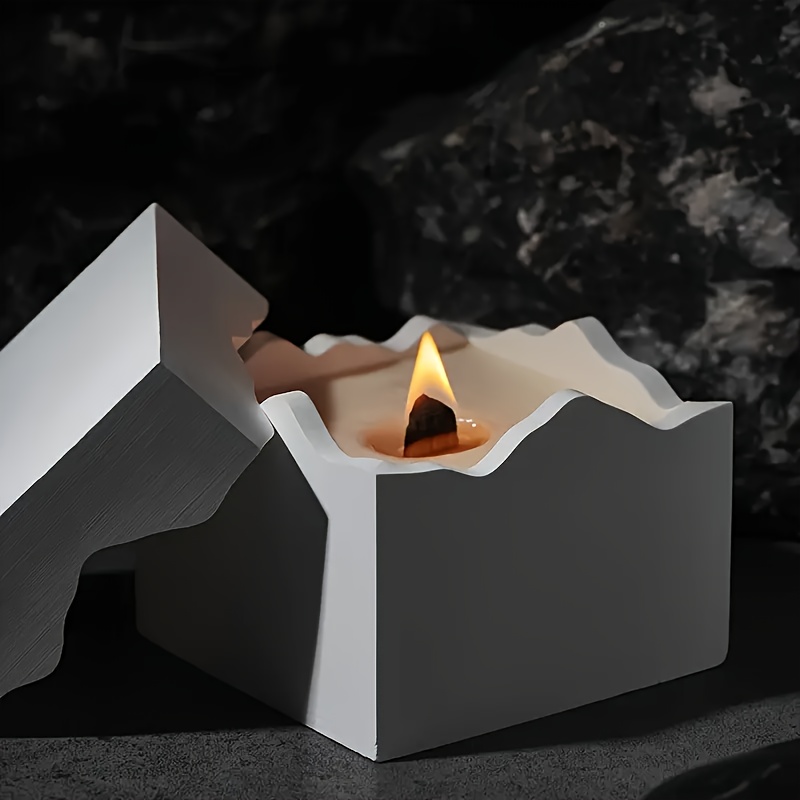 Candle Containers - Siliconen mallen met deksels, vierkante en