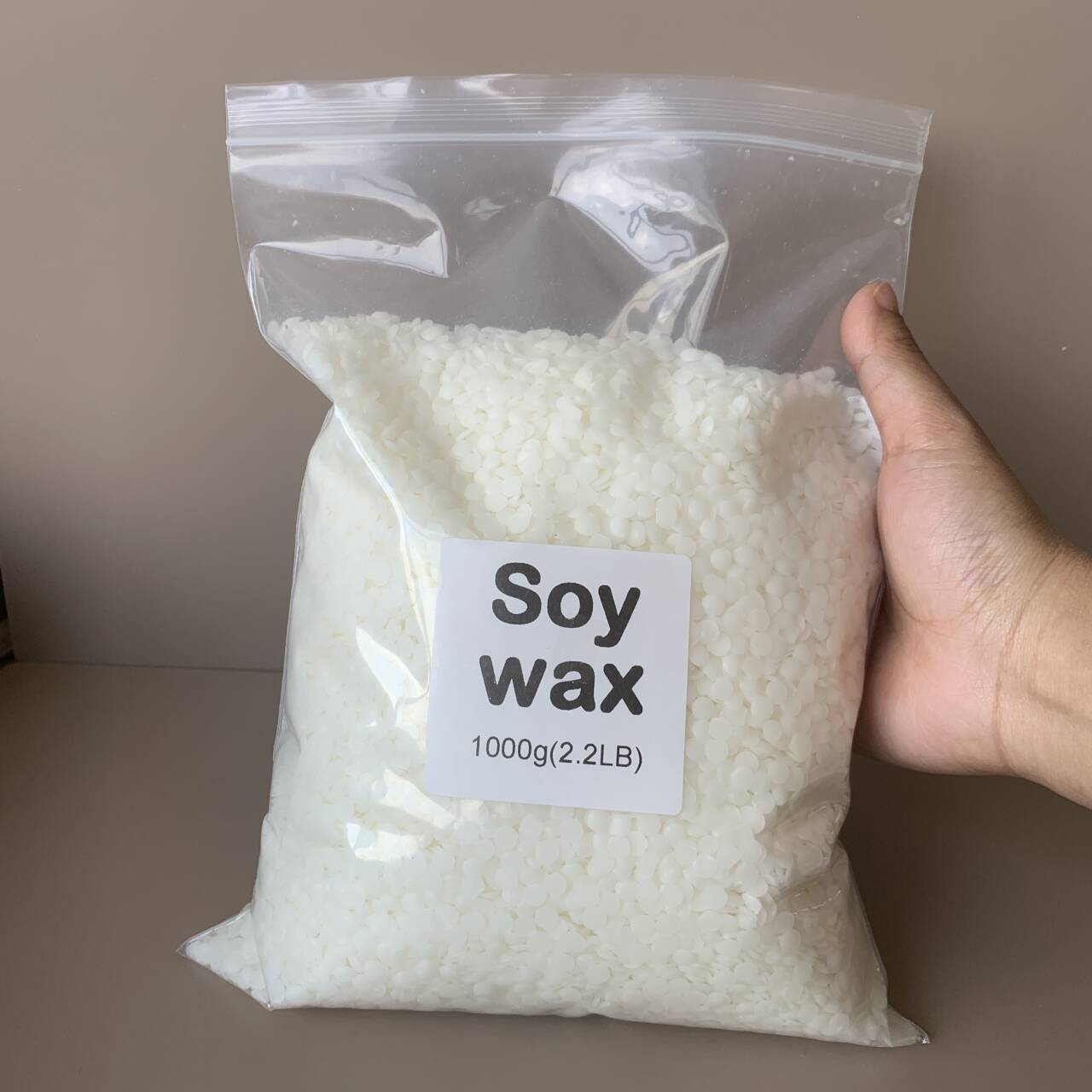 Candle Wick - 50g-1000g 100% natuurlijke sojawas, paraffine, voorgevormde