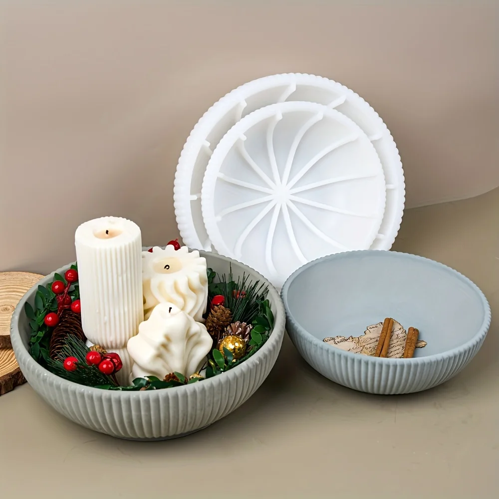 Candle Molds - 1-ring siliconen mal voor epoxy, kaarsen