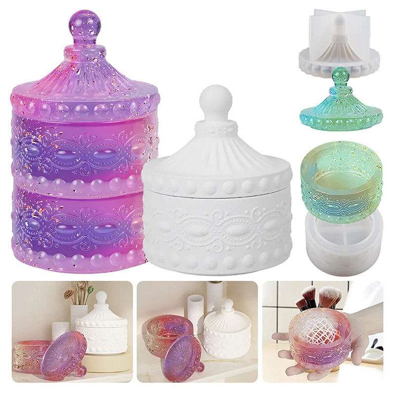 Candle Containers - 1set Gestreepte Kaarsenpot Siliconen Mal -