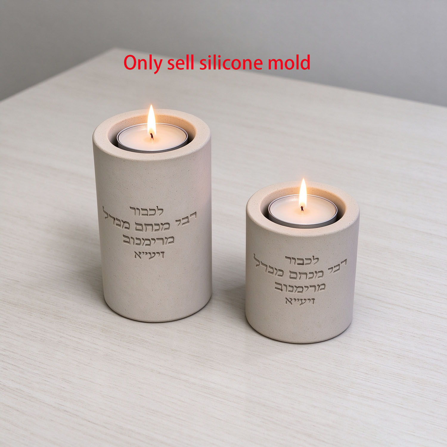 Candle Lighter - Siliconen mal voor de herdenkingskaarsenhouder van