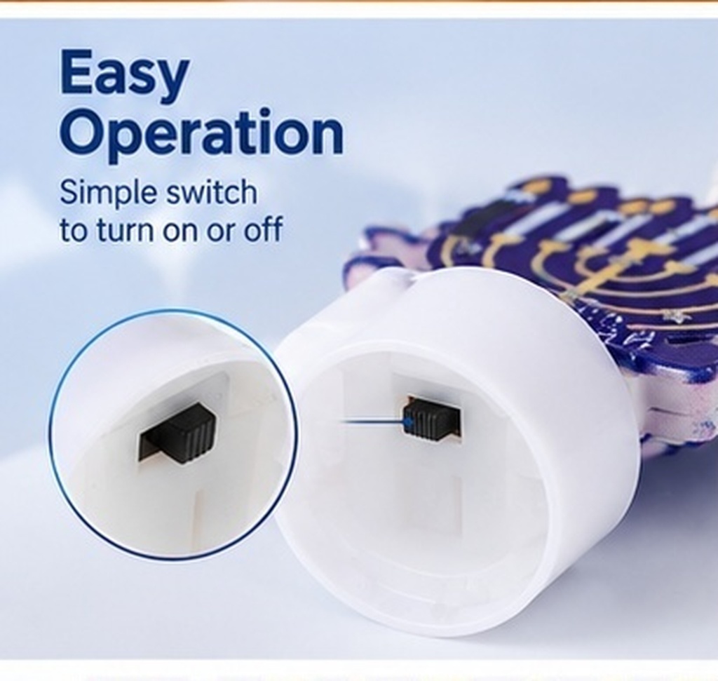 Paraffin Wax - IJzeren LED-vlamloze Hanukkah-lampjes, blauwe elektronische menorah,