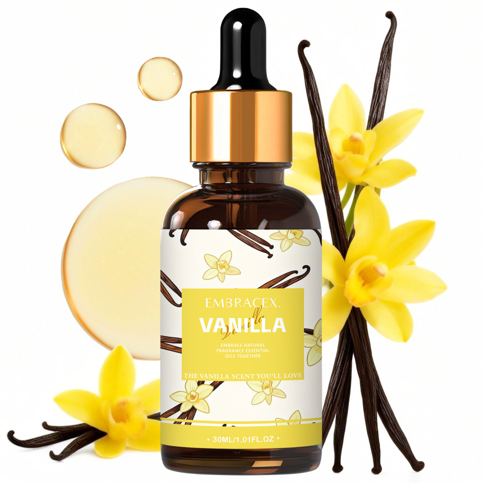 30ml Vanille Geuroliën voor Di - Silk Candle recensie en prijs