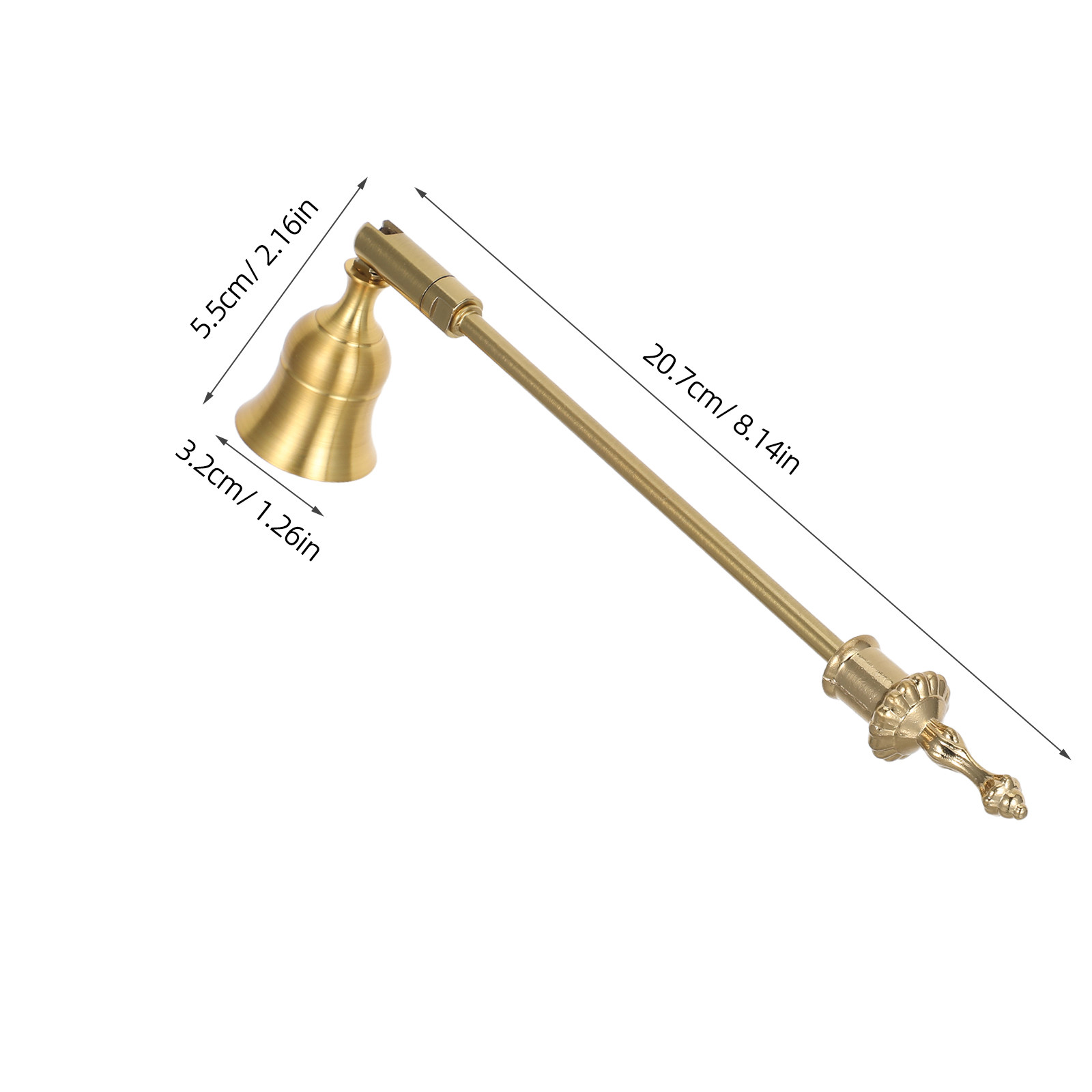 Vintage decoratieve lontdoof,  - Candle Wick recensie en prijs