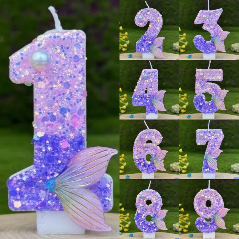 Glitter paarse gradient zeemee - Soy Wax recensie en prijs