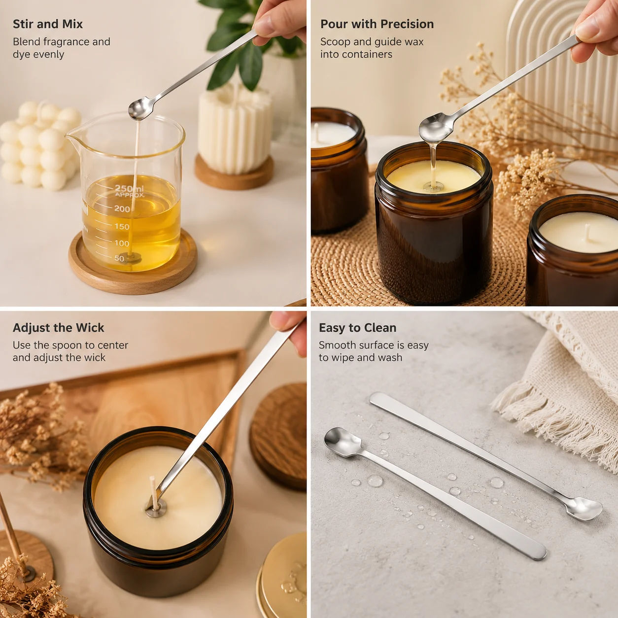 1/2 STUKS RVS Kaarsenmaak Lepe - Candle Making Kit recensie en prijs