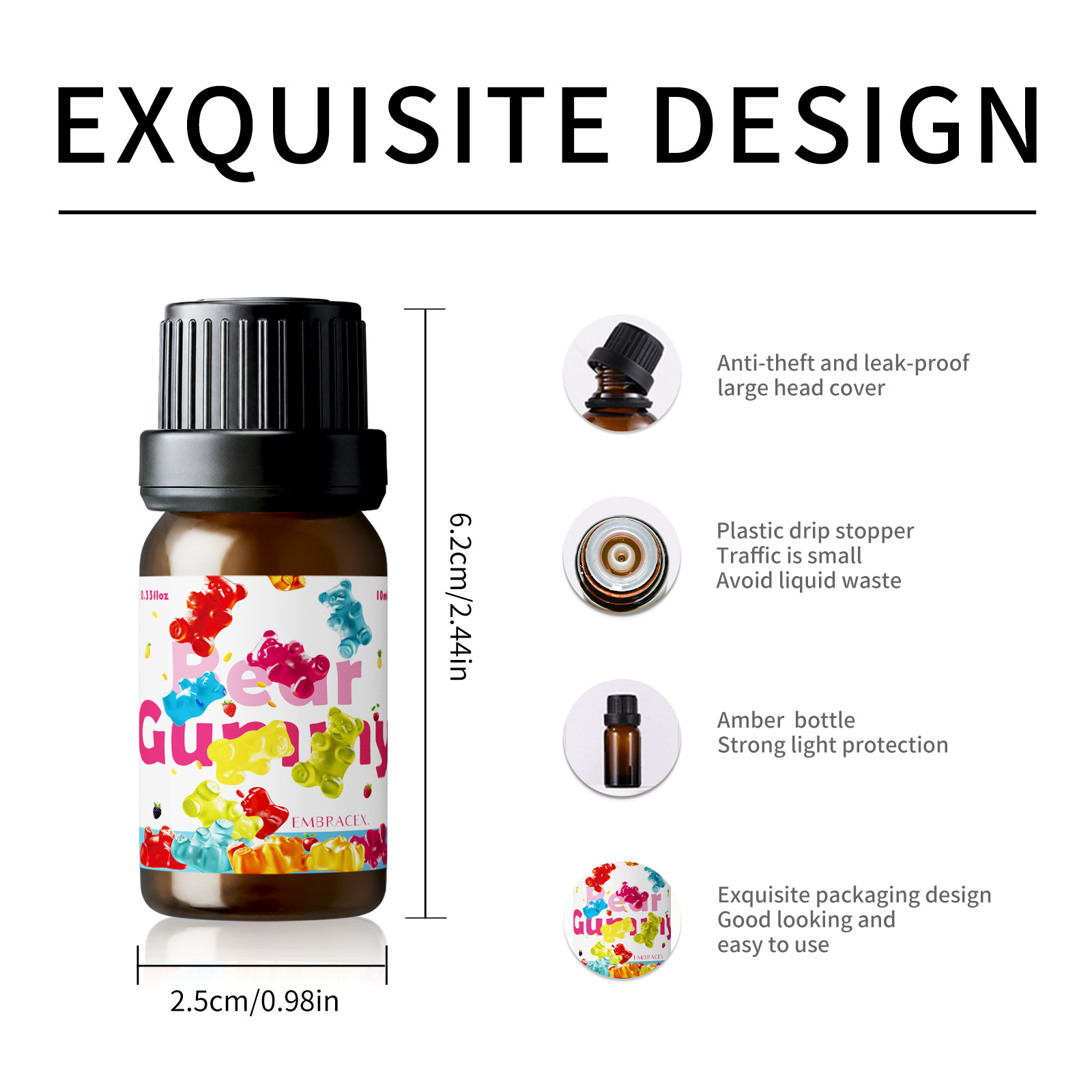 10ml Gummy Bear Geurolie Zoete - Silk Candle recensie en prijs