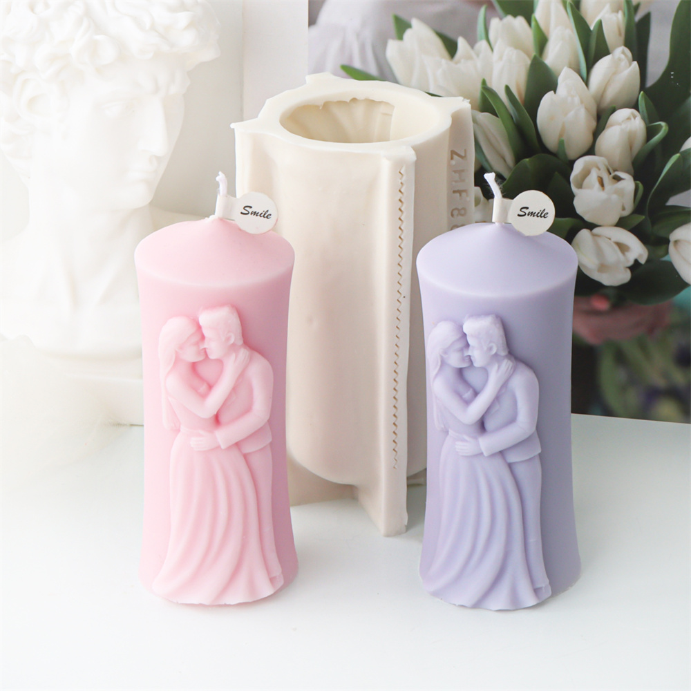Man en vrouw pijler siliconen  - Candle Making Kit recensie en prijs
