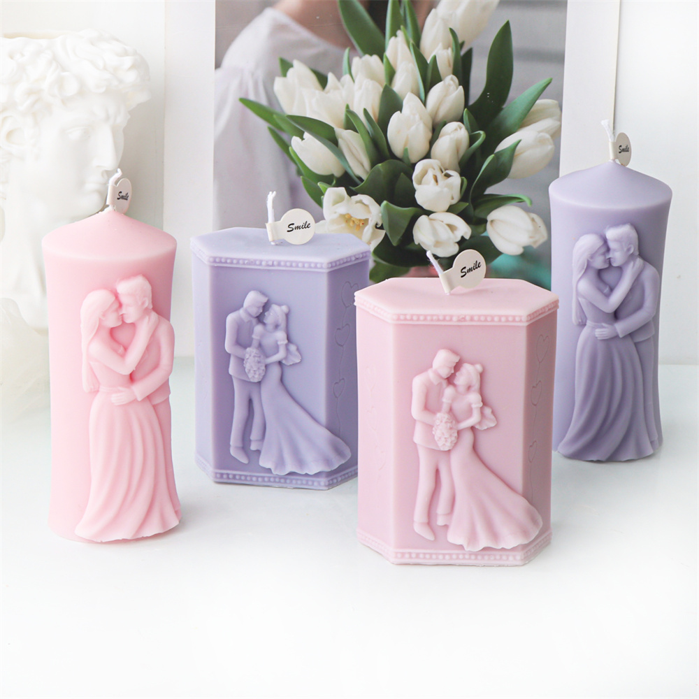 Man en vrouw pijler siliconen  - Candle Making Kit recensie en prijs