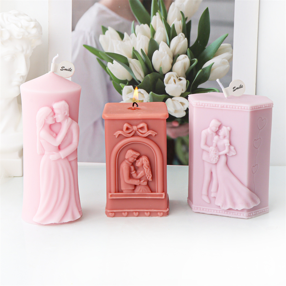 Man en vrouw pijler siliconen  - Candle Making Kit recensie en prijs