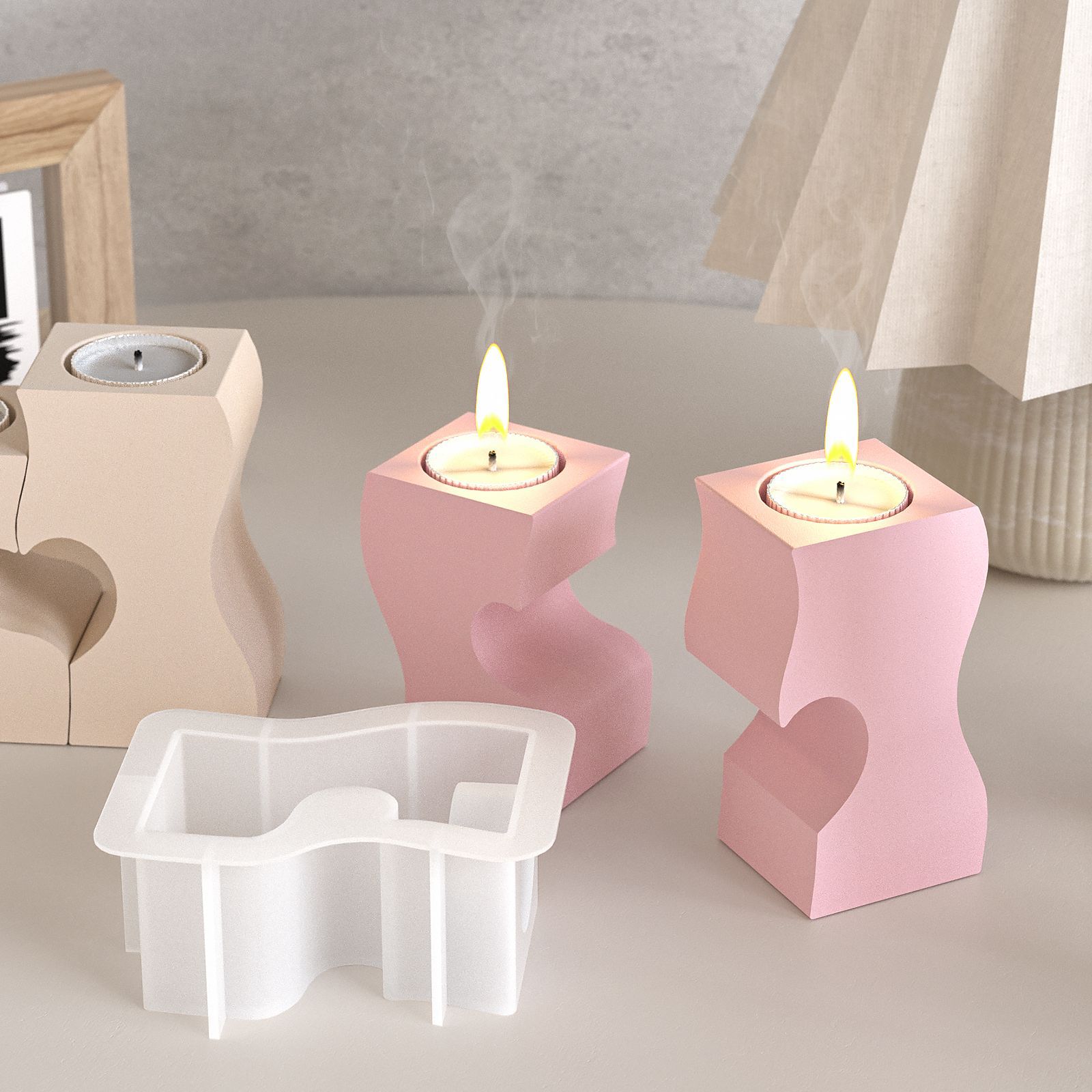 S Hart Kandelaar Siliconen Mal - Candle Molds recensie en prijs