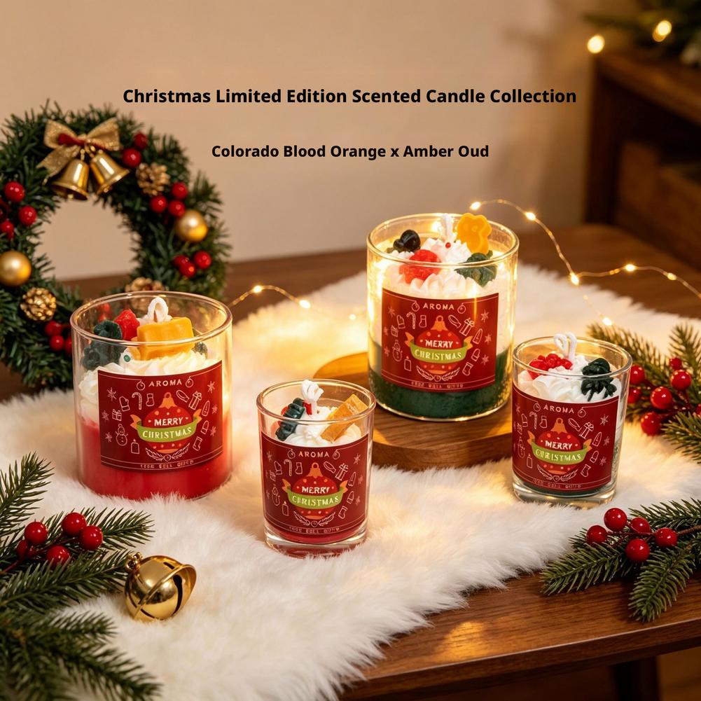 Kerstgeurkaars glazen beker so - Soy Wax recensie en prijs