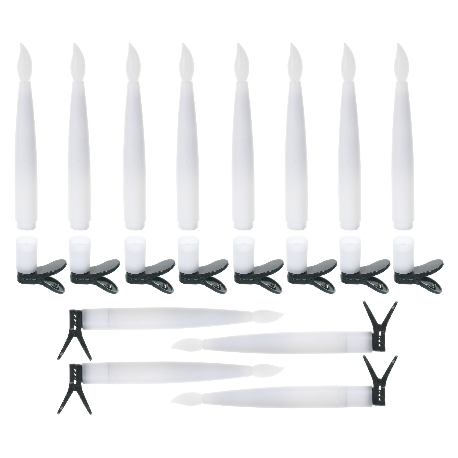 12 sets kerstboom-LED-kaarsen, - Paraffin Wax recensie en prijs