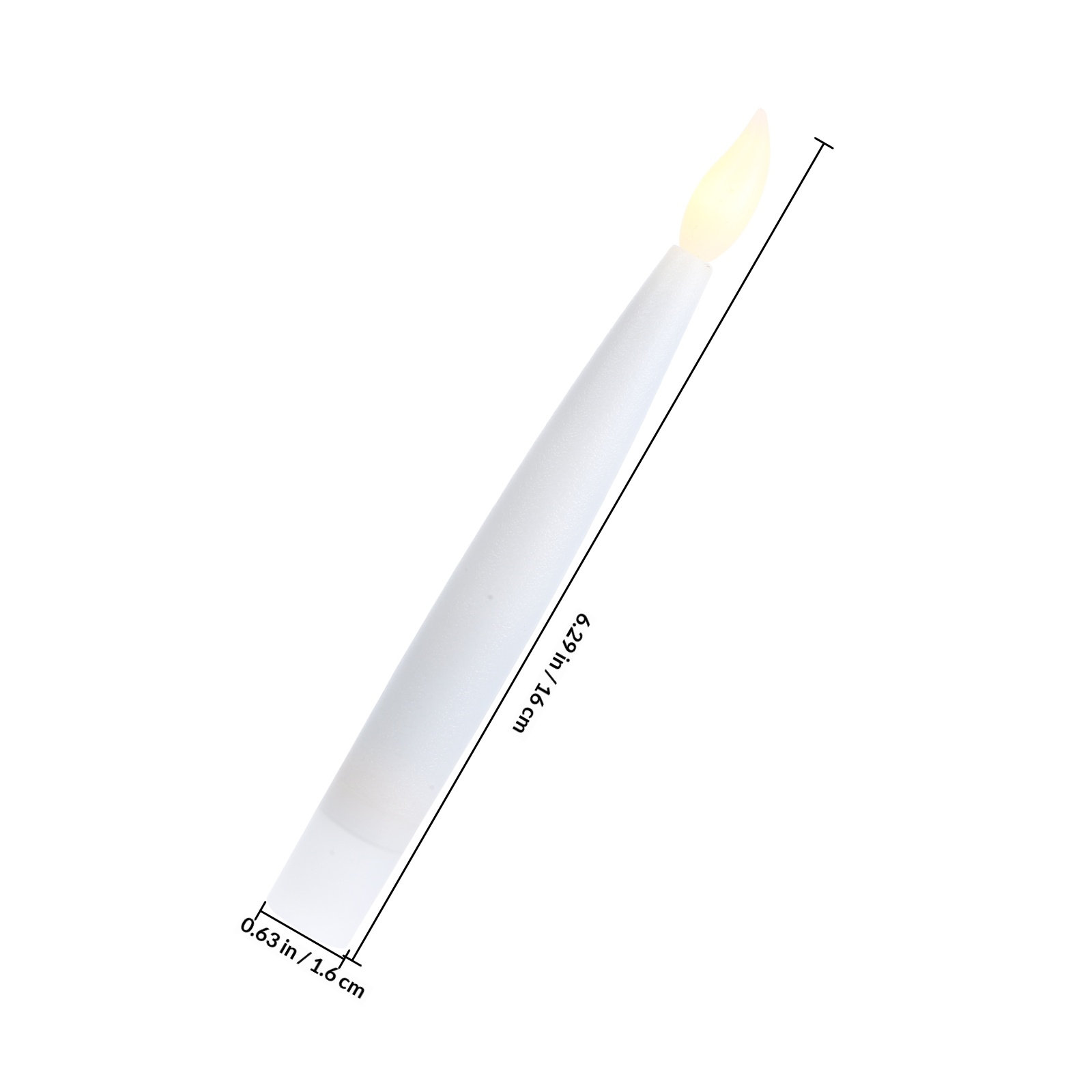 12 sets LED-kerstkaarsen, warm - Paraffin Wax recensie en prijs